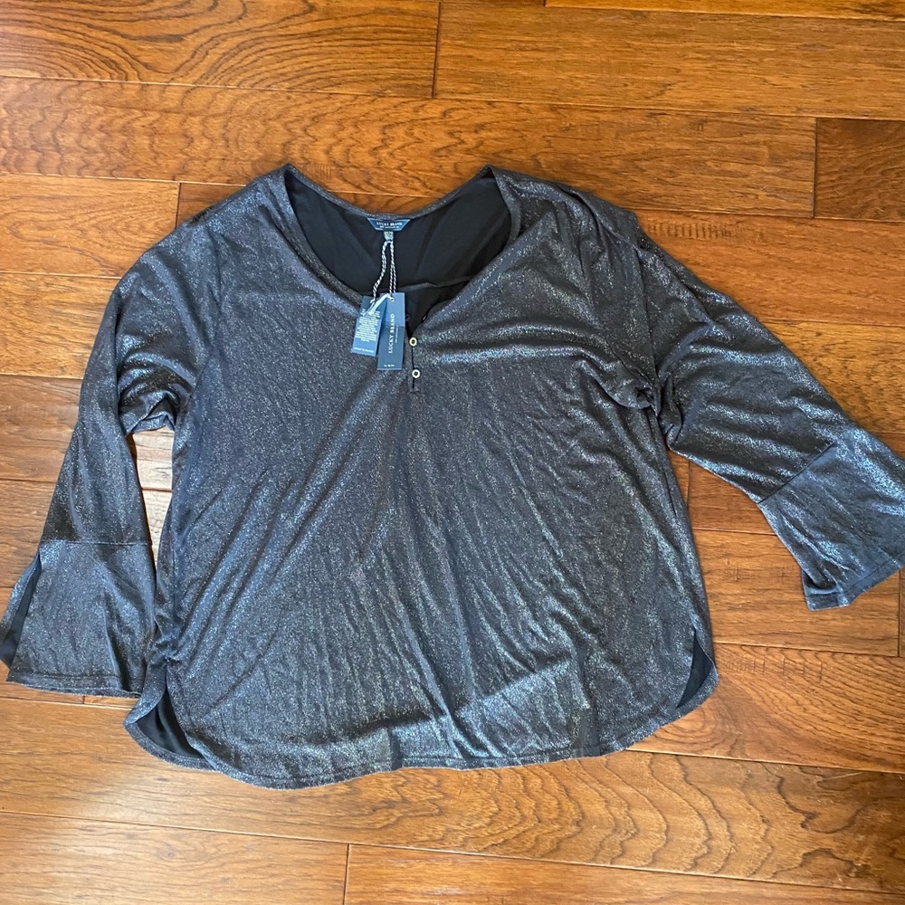 Lucky Brand Metallic Top